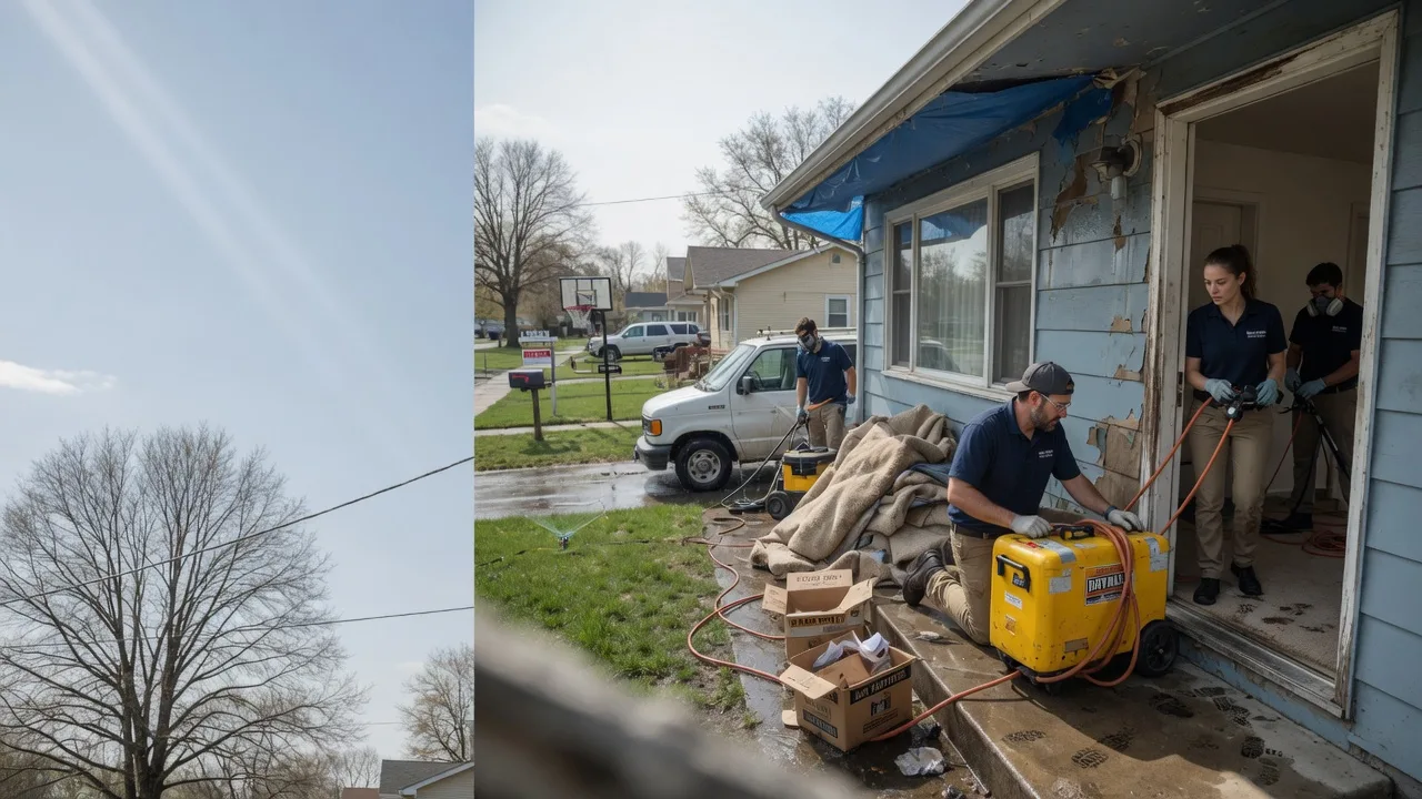 Basement Flood Cleanup in Leeton, MO near me